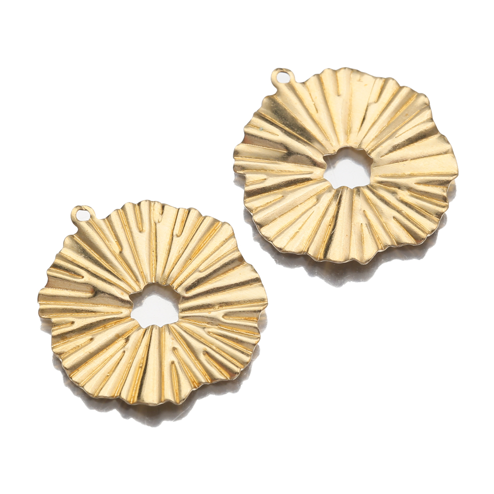 Tassel Earrings Boho - 20 Buah/Lot Kuningan Bunga Matahari Jimat