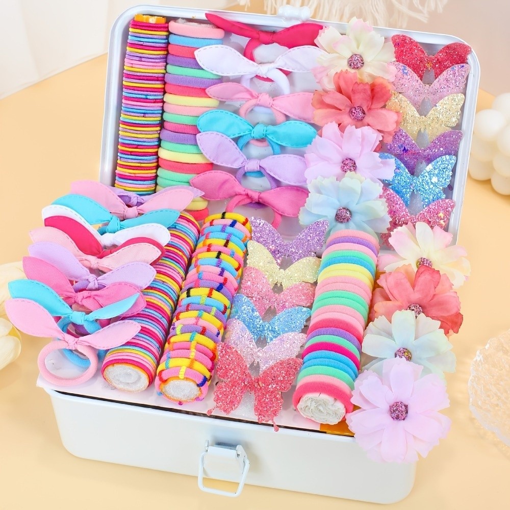 Women Accessories Picture - Set Aksesori Rambut Anak Perempuan Elastis