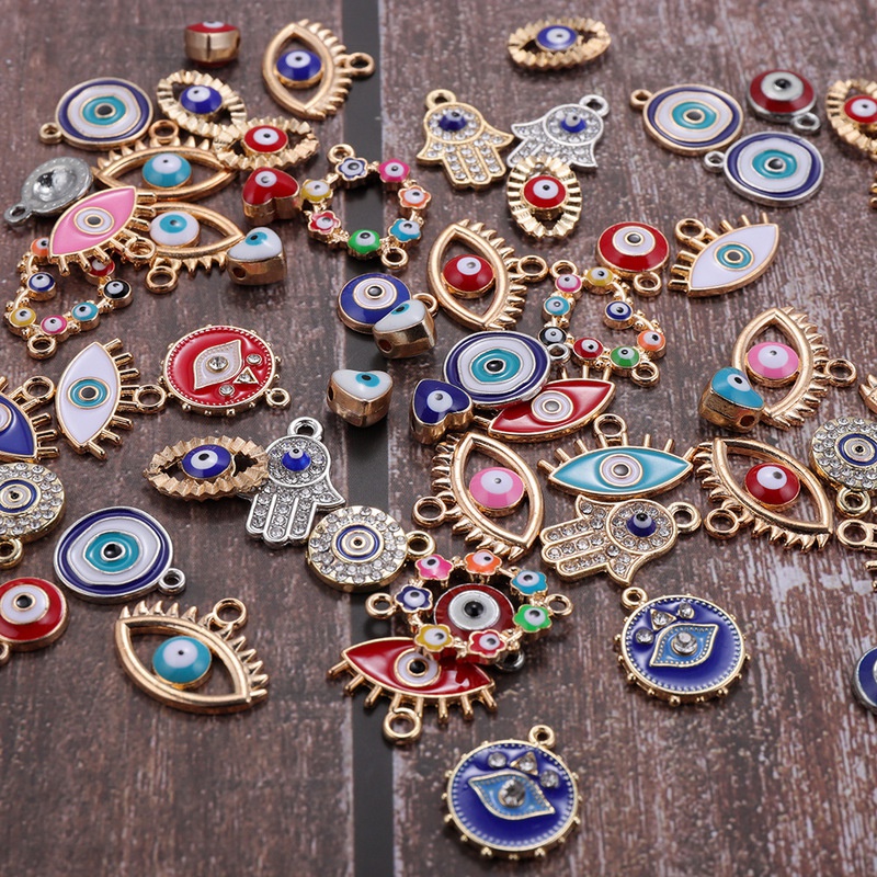 Evil Eye Bracelet - 30 pcs Aksesoris Perhiasan Berbentuk Mata