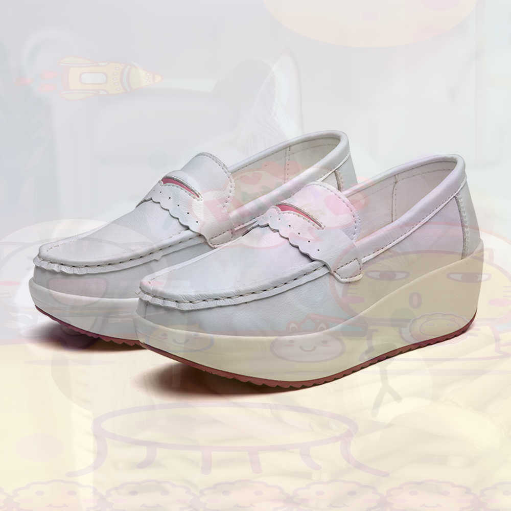 Women Accessories Brand Name Ideas - Plataform Sepatu Kets Merah Muda Musim