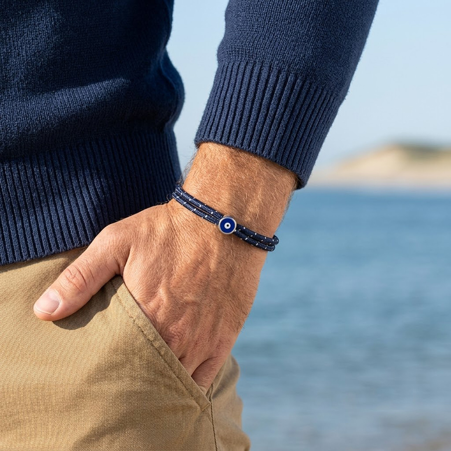 Evil Eye Bracelet - Gelang Mata Jahat Turki Sederhana Untuk