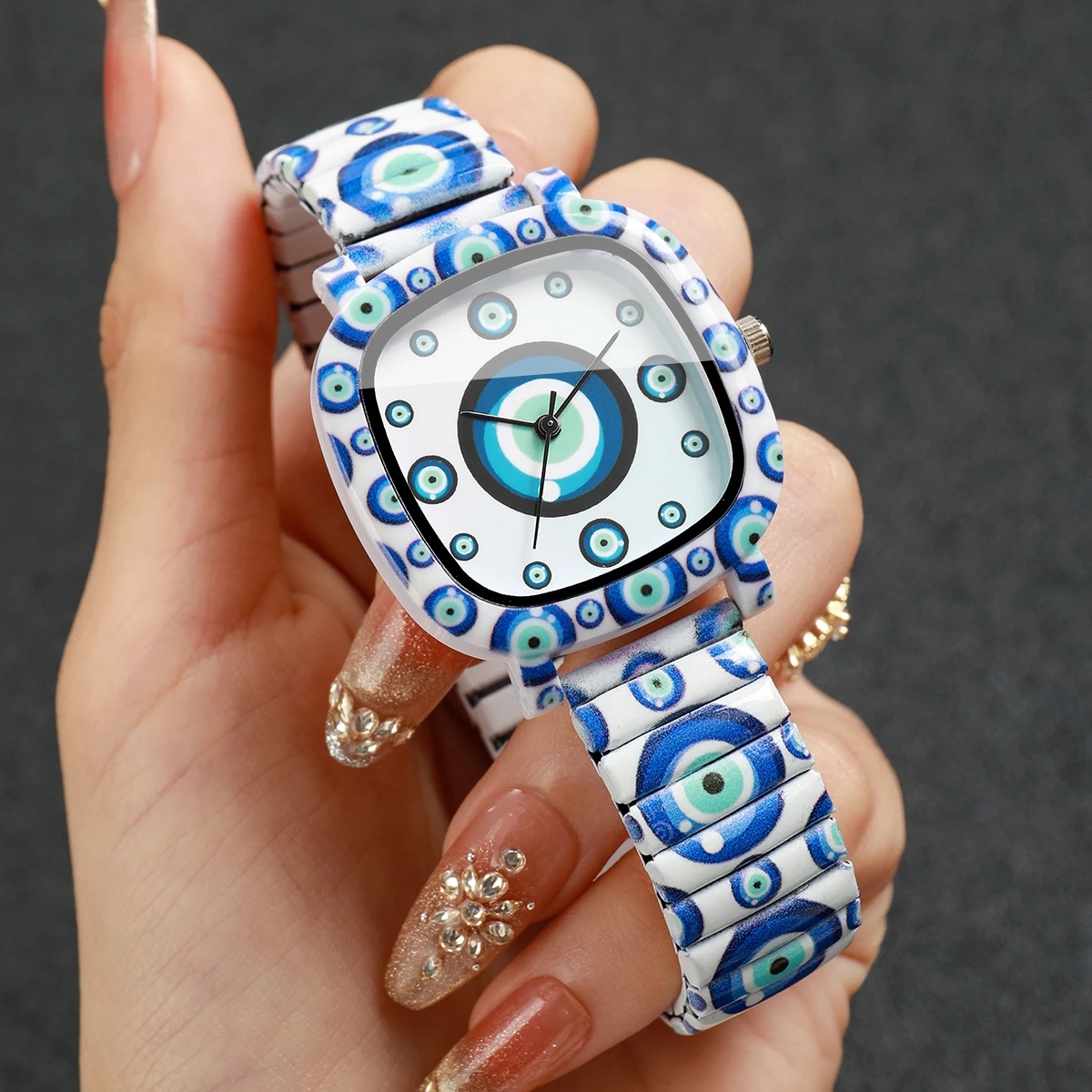 Evil Eye Bracelet - Jam Tangan Wanita Fashion Blue Evil