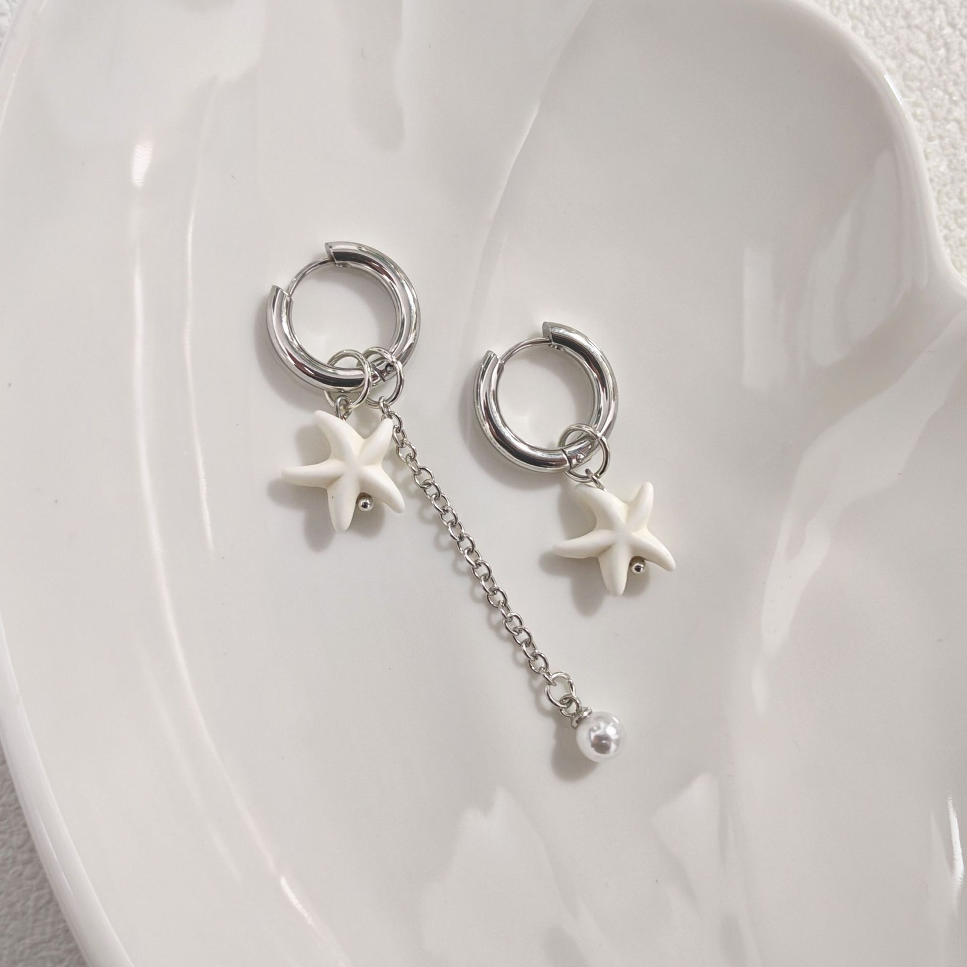 Tassel Earrings Boho - Anting-anting Gantung Bintang Laut Musim Panas