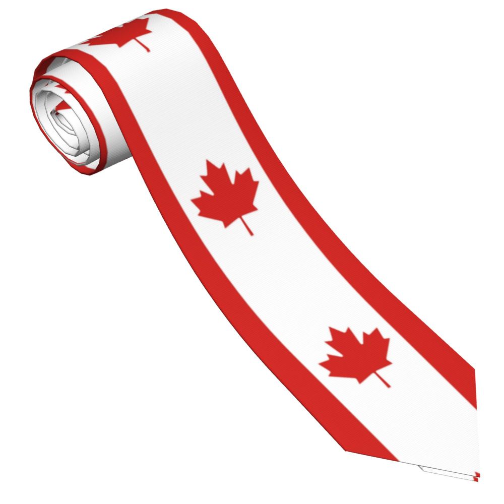 Women'S Accessories Canada - Bendera Kanada dasi poliester uniseks 8