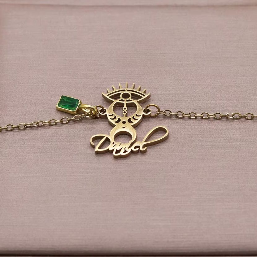 Evil Eye Bracelet - Gelang Mata Iblis Custom Name Todorova,