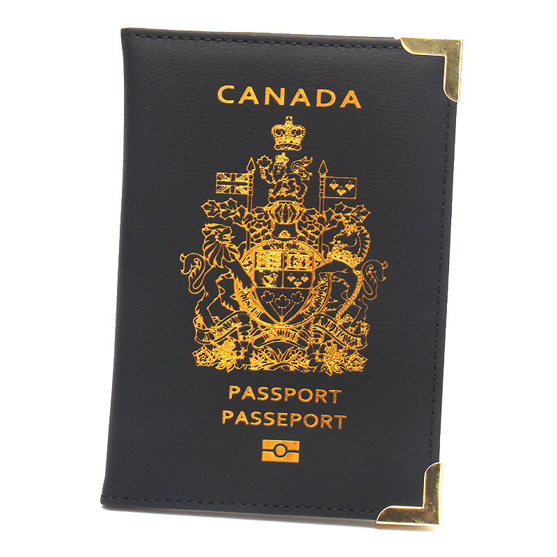 Women'S Accessories Canada - Pemegang paspor Kanada Mode penutup Pu