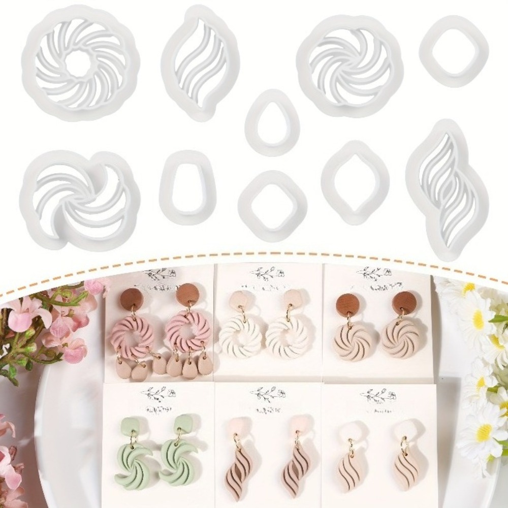 Tassel Earrings Boho - 10 Buah Set Pemotong Anting Tanah