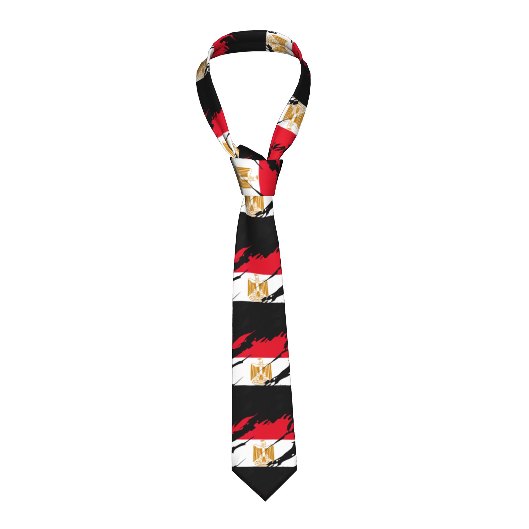 Women Accessories In Egypt - Dasi Lebar Sutra Uniseks Bendera Mesir
