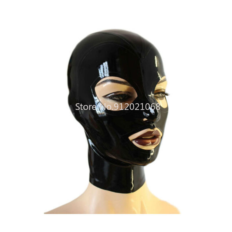 Women'S Accessories Canada - Masker Karet Ritsleting Belakang Kerudung Lateks