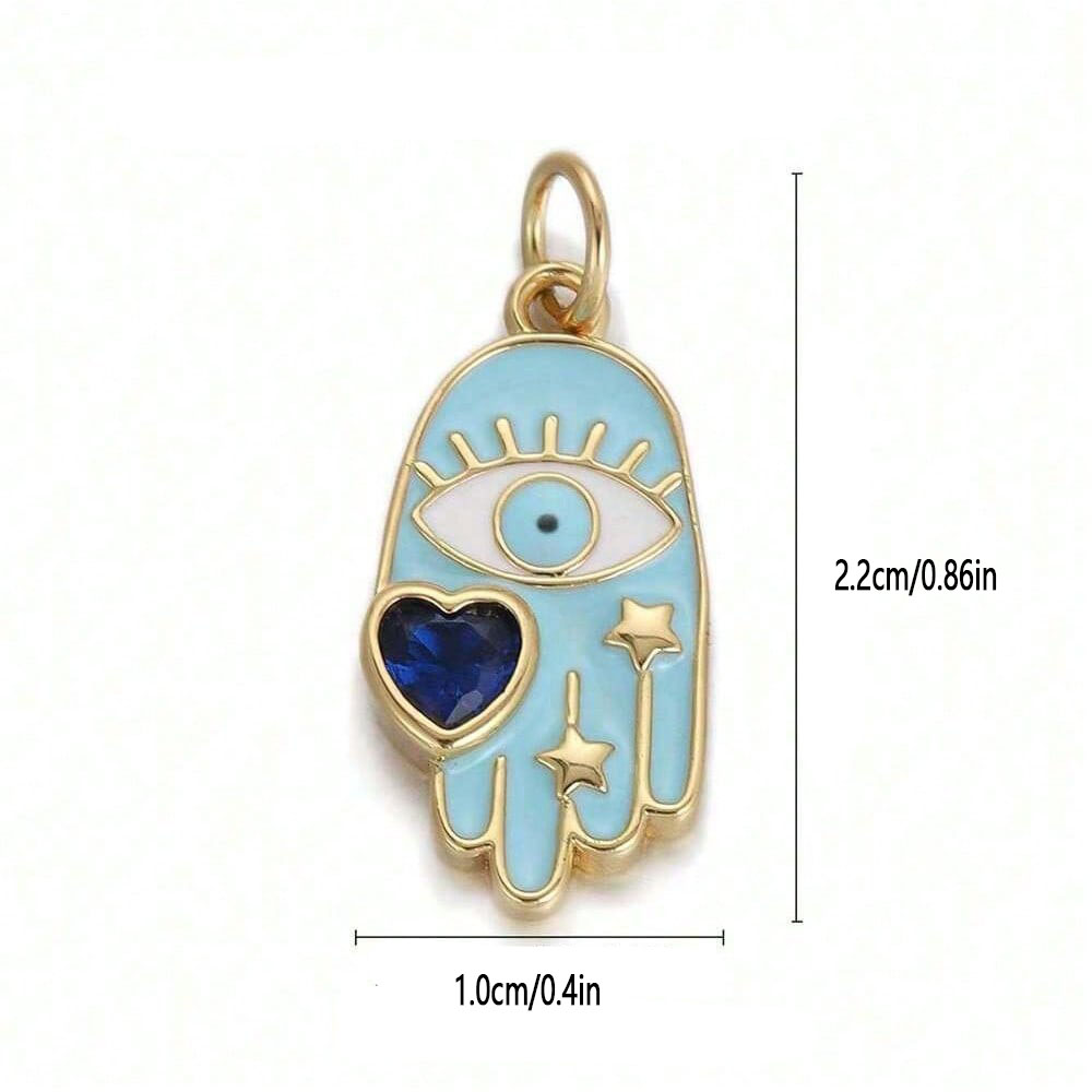 1 Buah Aksesori Perhiasan DIY  - Evil Eye Bracelet ulasan dan harga