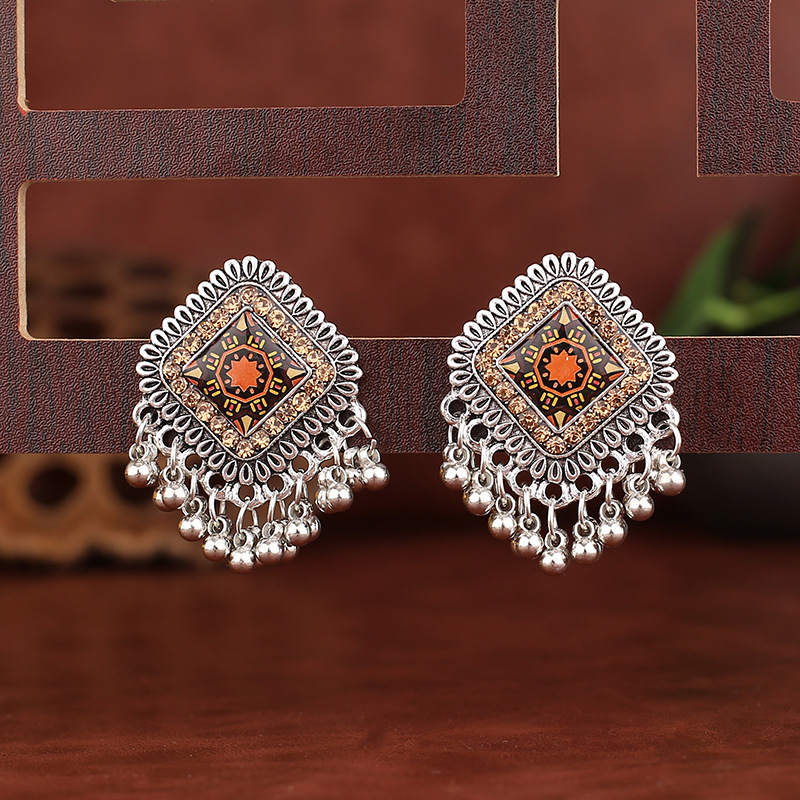 Anting Menjuntai Paduan Perseg - Tassel Earrings Boho ulasan dan harga