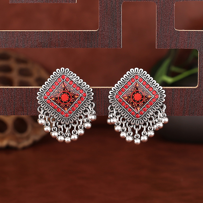 Anting Menjuntai Paduan Perseg - Tassel Earrings Boho ulasan dan harga
