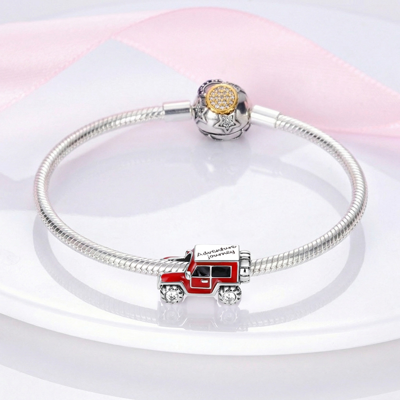 Charm Perak Sterling 925 Asli  - Women'S Jeep Accessories ulasan dan harga