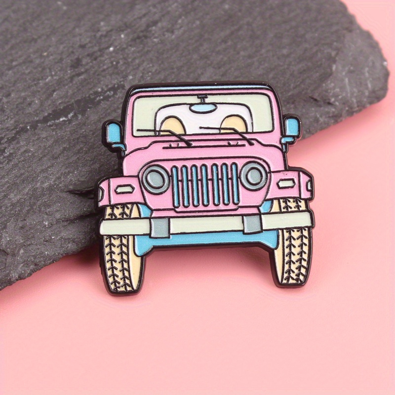Pin Enamel Kartun Jeep Merah M - Women'S Jeep Accessories ulasan dan harga