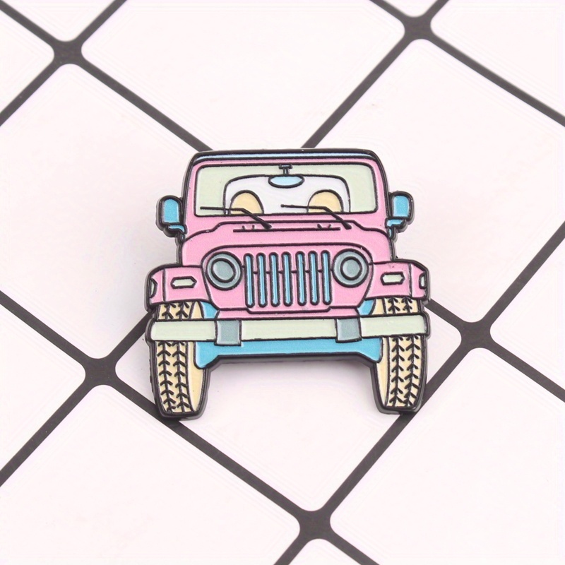 Pin Enamel Kartun Jeep Merah M - Women'S Jeep Accessories ulasan dan harga