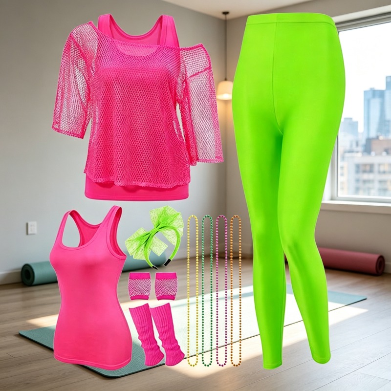 Kostum Instruktur Fitness Wani - Women'S Accessories In The 80S ulasan dan harga