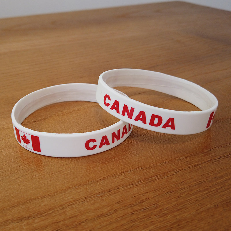 2 buah gelang silikon bendera  - Women'S Accessories Canada ulasan dan harga