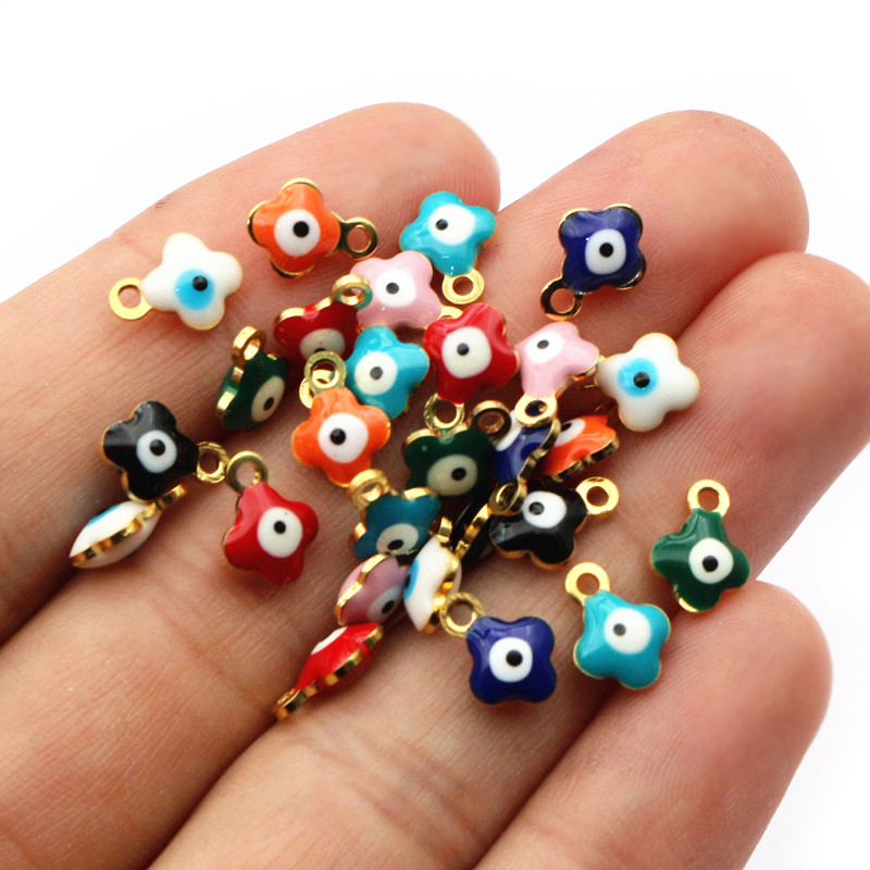 20 Buah Liontin Enamel Kuda La - Evil Eye Bracelet ulasan dan harga
