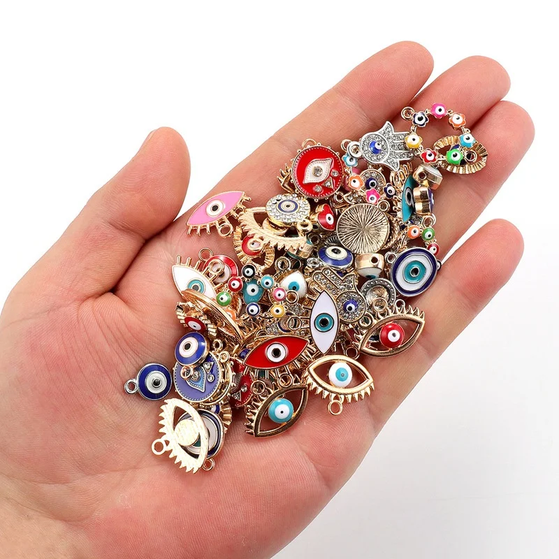 30 pcs Aksesoris Perhiasan Ber - Evil Eye Bracelet ulasan dan harga