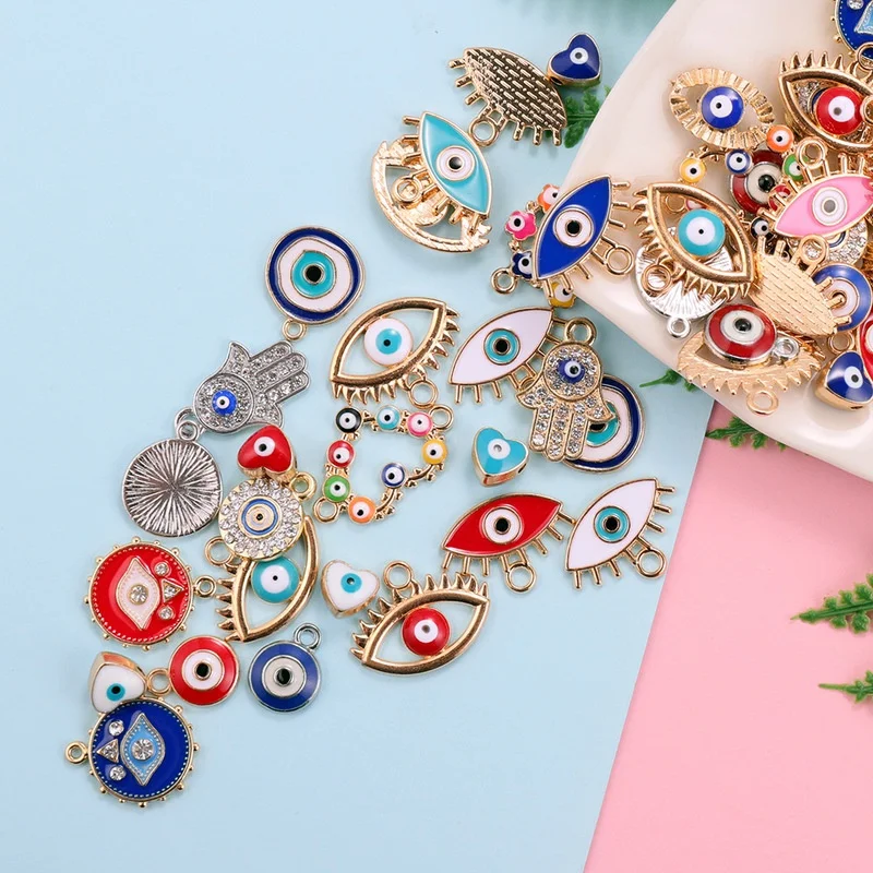 30 pcs Aksesoris Perhiasan Ber - Evil Eye Bracelet ulasan dan harga