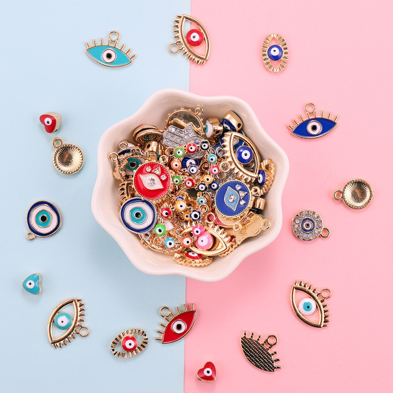 30 pcs Aksesoris Perhiasan Ber - Evil Eye Bracelet ulasan dan harga