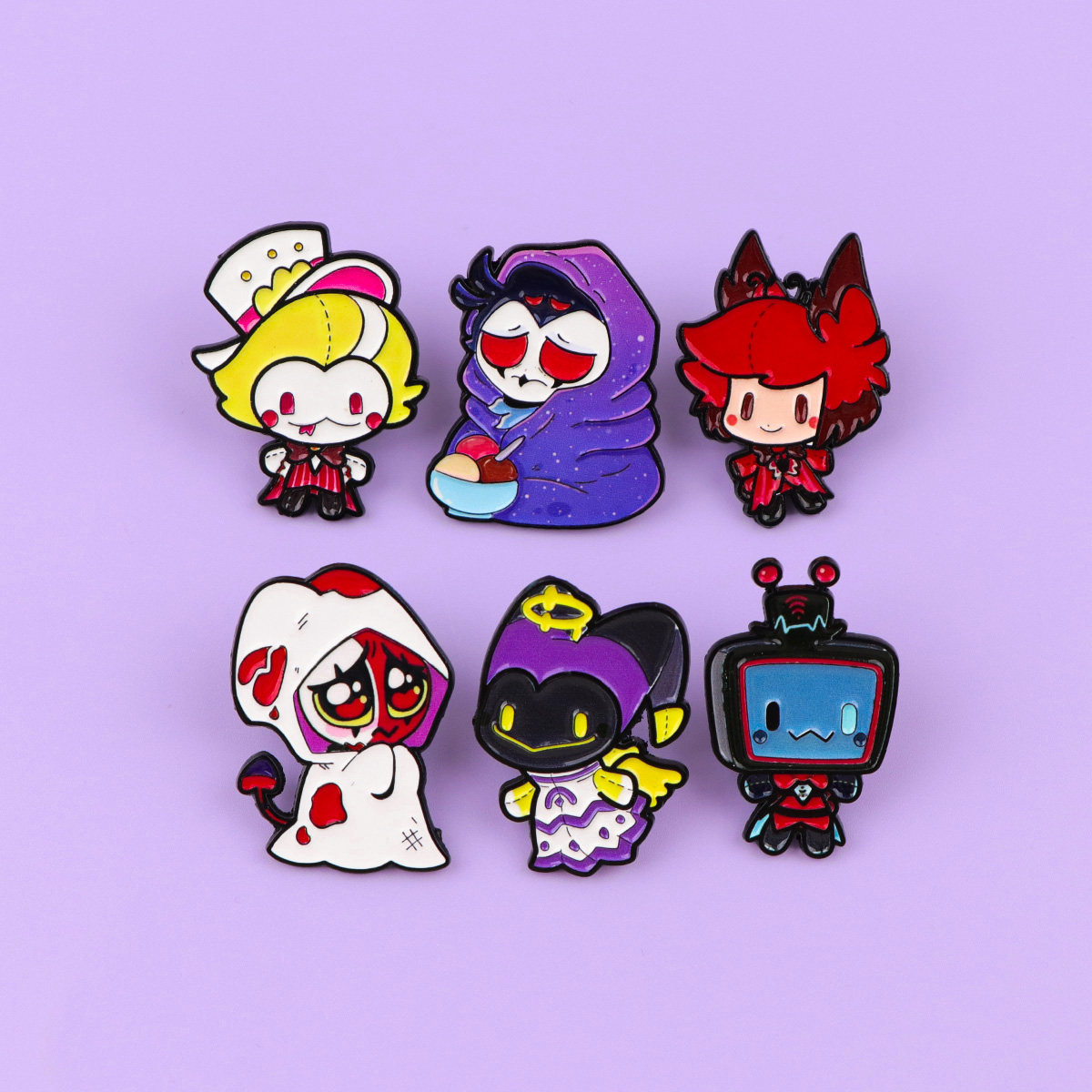 Pin Enamel Setan Lucu Figur Ka - Women Accessories Picture ulasan dan harga