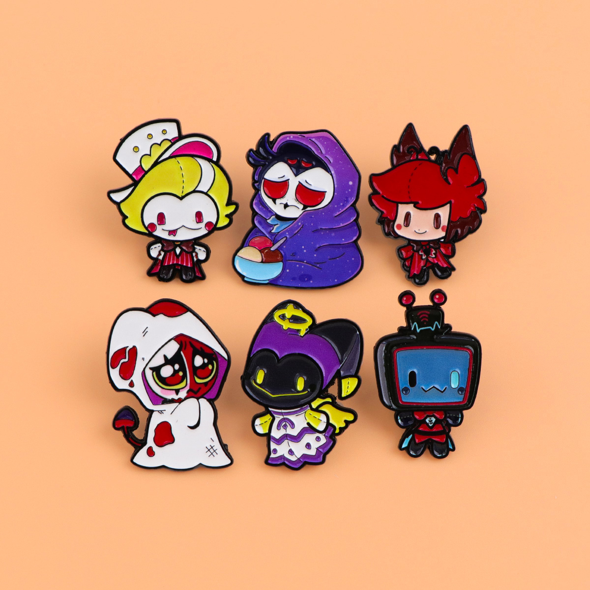 Pin Enamel Setan Lucu Figur Ka - Women Accessories Picture ulasan dan harga