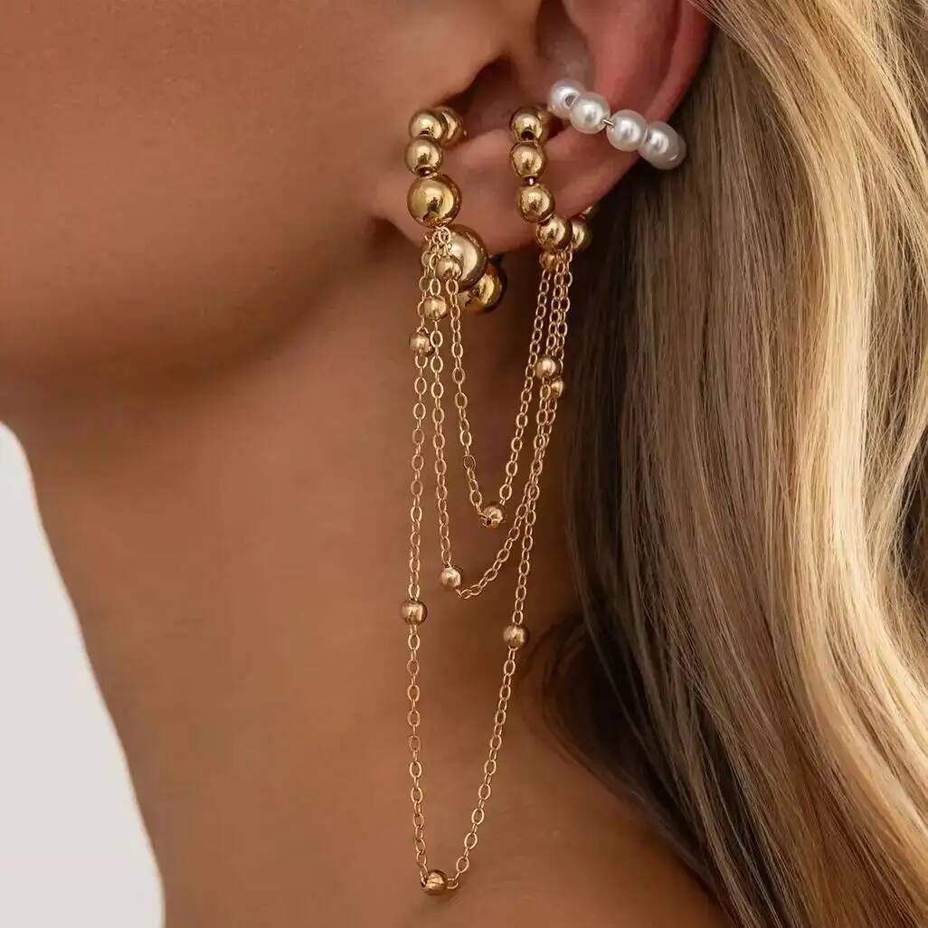Ingemark Bohemia Mutiara Imita - Tassel Earrings Boho ulasan dan harga