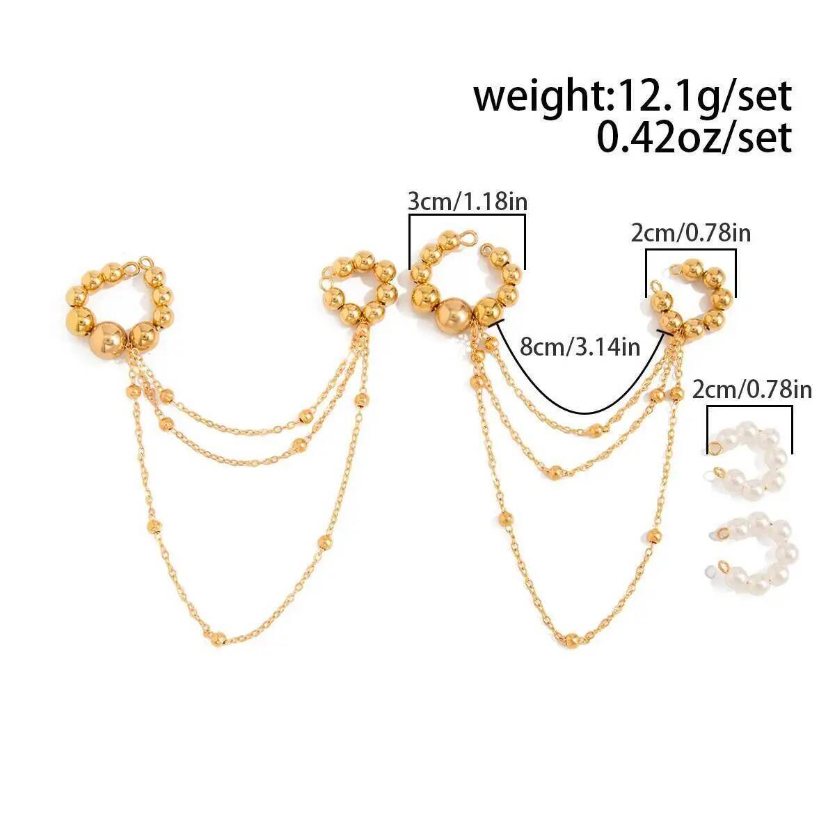 Ingemark Bohemia Mutiara Imita - Tassel Earrings Boho ulasan dan harga