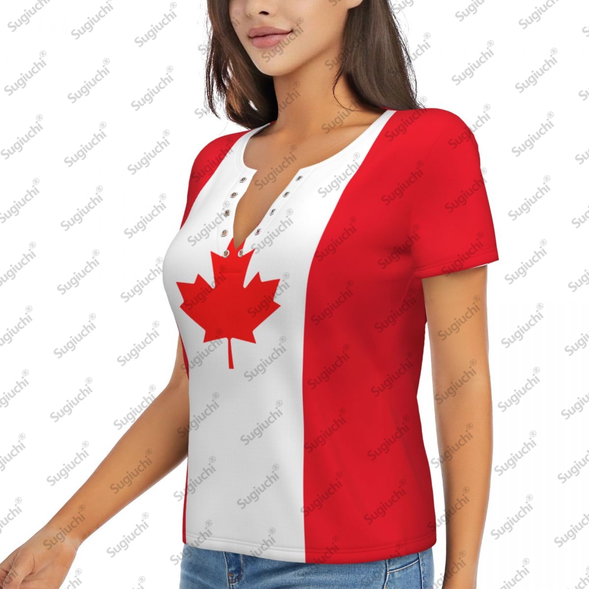 Kaus Modis Lengan Pendek 3D Wa - Women'S Accessories Canada ulasan dan harga