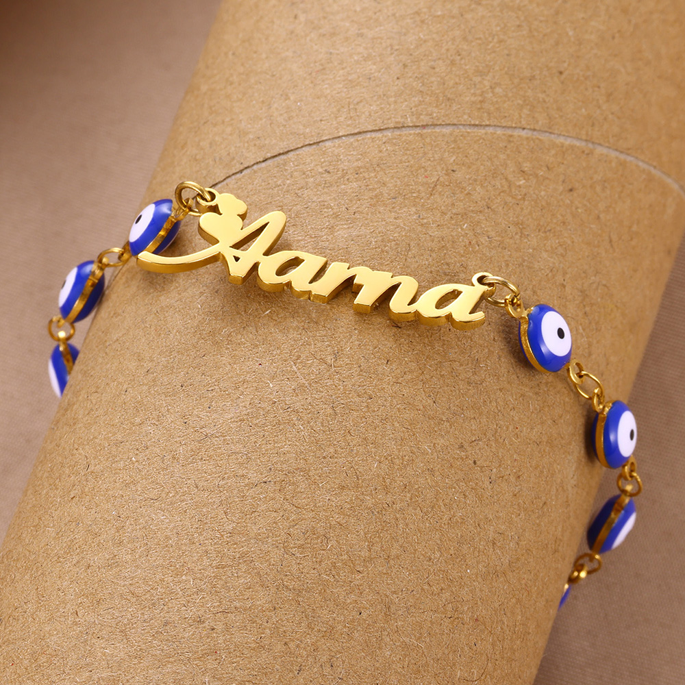 Gelang Mata Jahat Biru Nama Ku - Evil Eye Bracelet ulasan dan harga