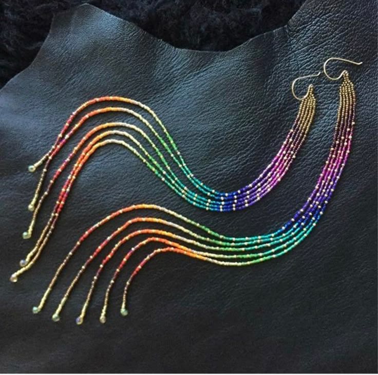Anting Manik Beras Warna Gradi - Tassel Earrings Boho ulasan dan harga