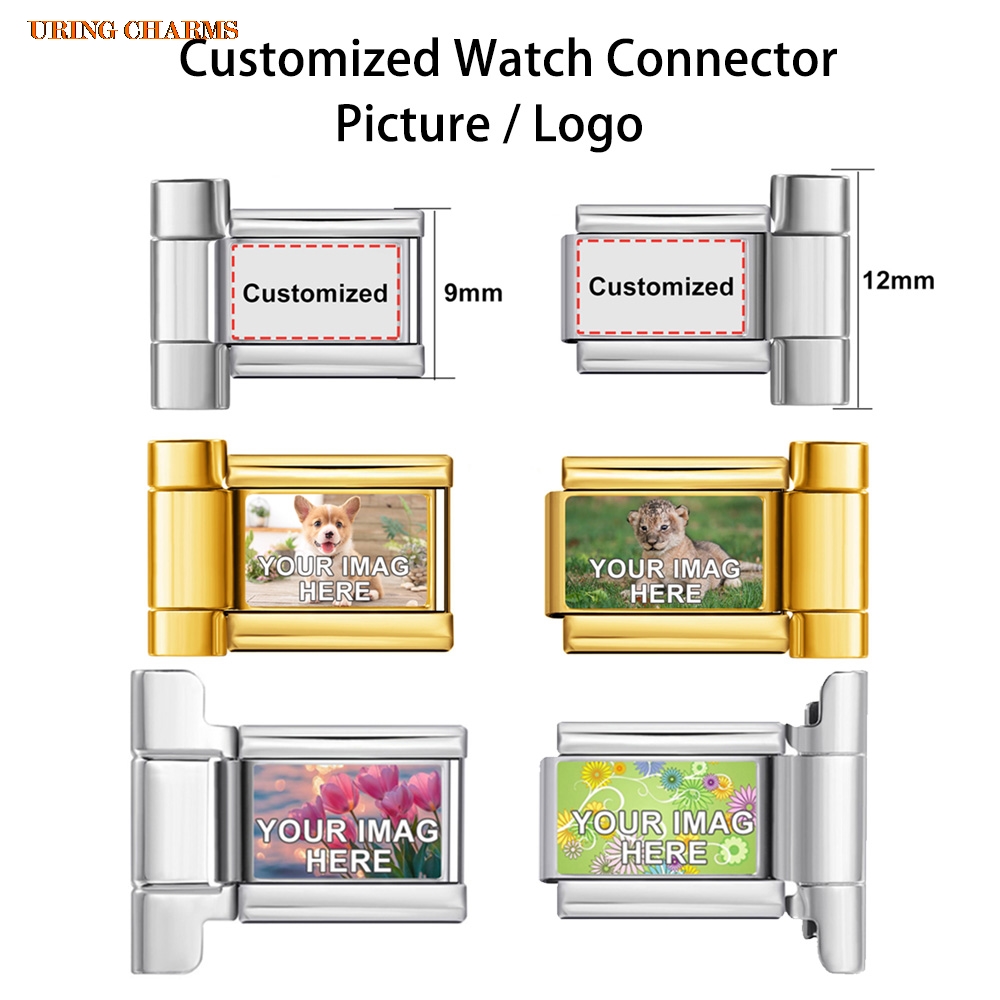 1 Pasang Logo Gambar Konektor  - Women Accessories Picture ulasan dan harga