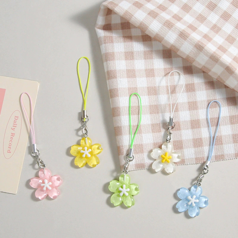 Rantai Ponsel Bunga Resin Warn - Women'S Korean Accessories ulasan dan harga