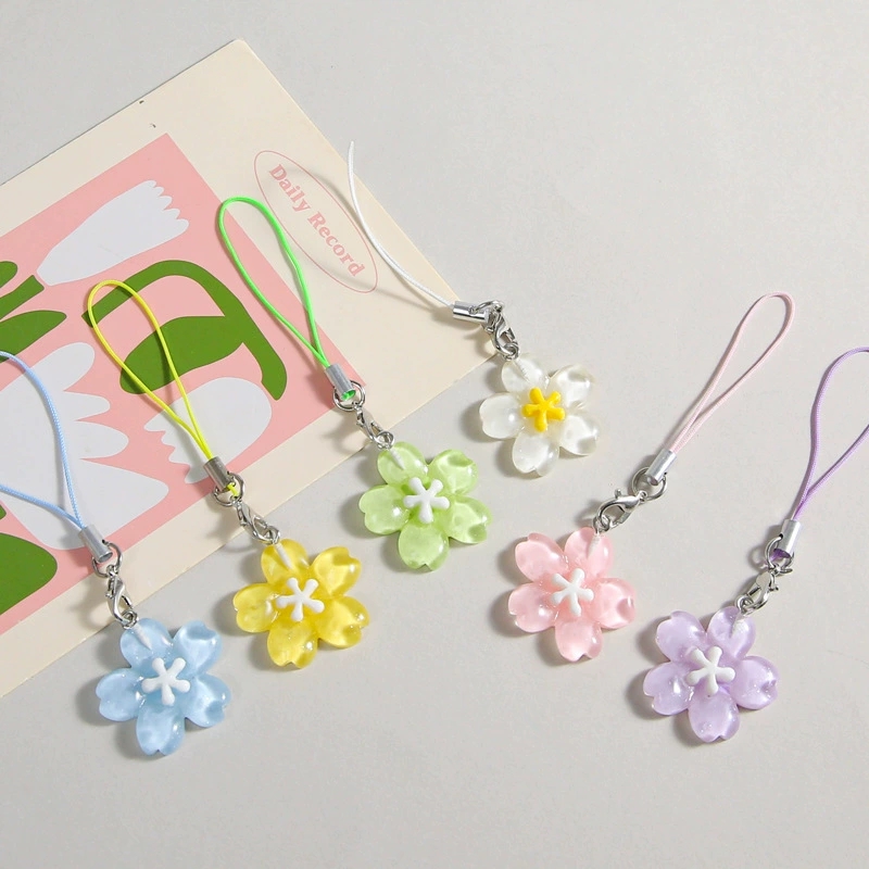 Rantai Ponsel Bunga Resin Warn - Women'S Korean Accessories ulasan dan harga