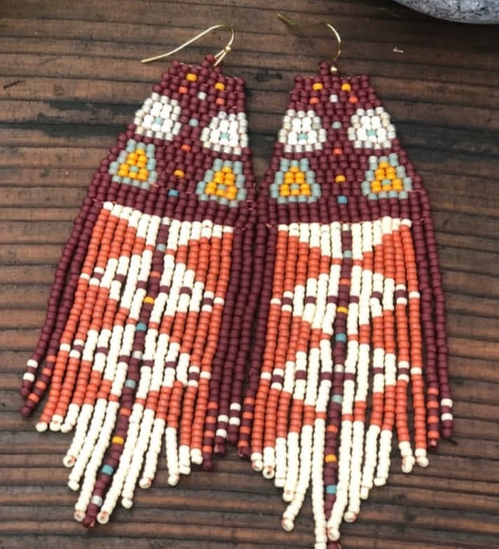 ZGMXR Anting Manik Beras Geome - Tassel Earrings Boho ulasan dan harga