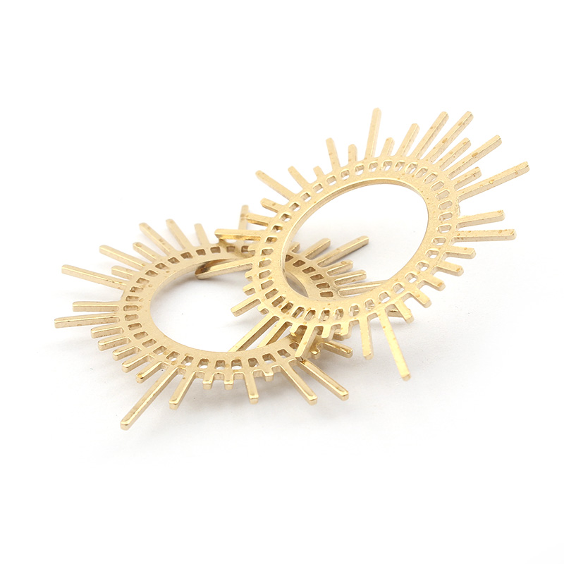 5 Buah/Lot Kuningan Mentah Jim - Tassel Earrings Boho ulasan dan harga
