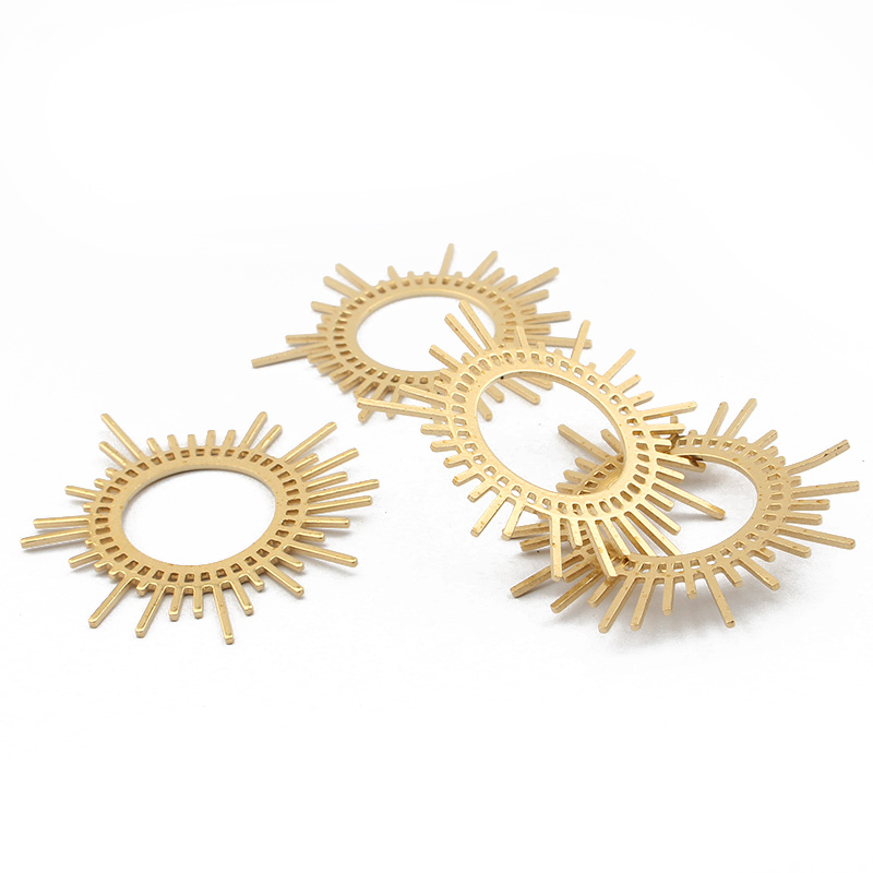 5 Buah/Lot Kuningan Mentah Jim - Tassel Earrings Boho ulasan dan harga