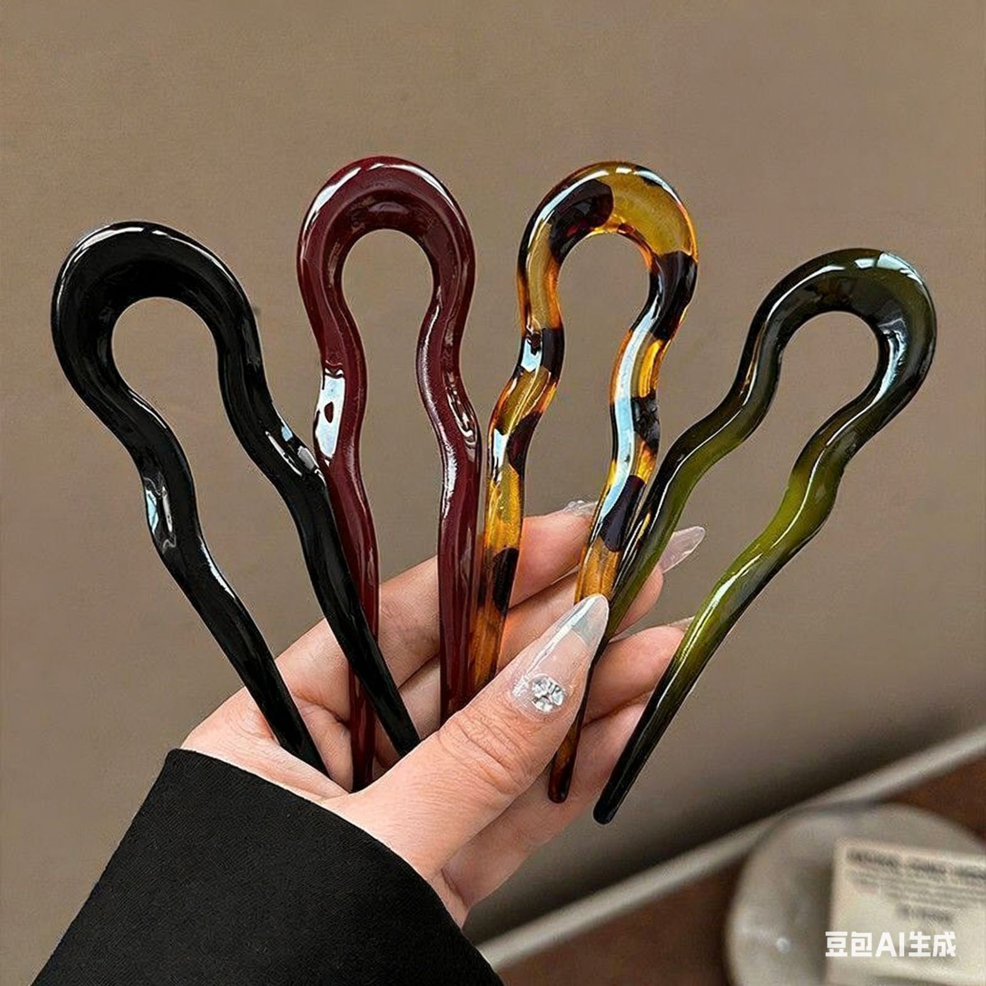 Jepit Rambut Akrilik Elegan Be - Women'S Accessories H&M ulasan dan harga