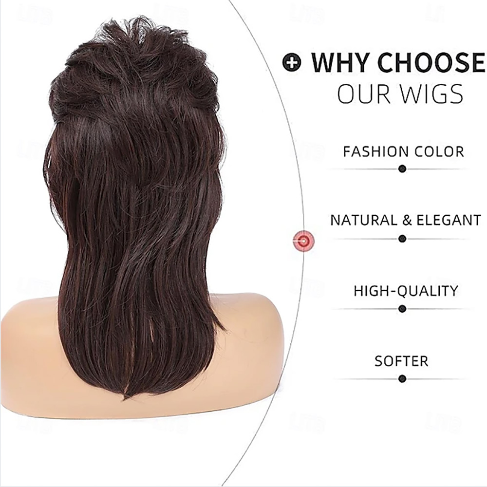 HAIRJOY ​​Wig Rambut Sintetis  - Women'S Accessories In The 80S ulasan dan harga